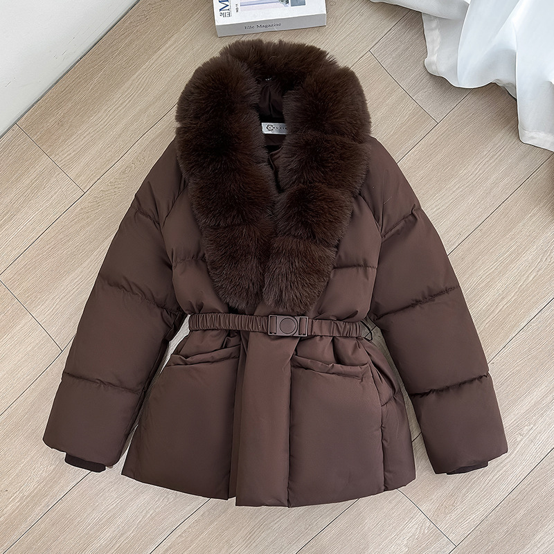 Quality Winter Clothing Jacket - Luxury High Quality Fur Collar Puffer