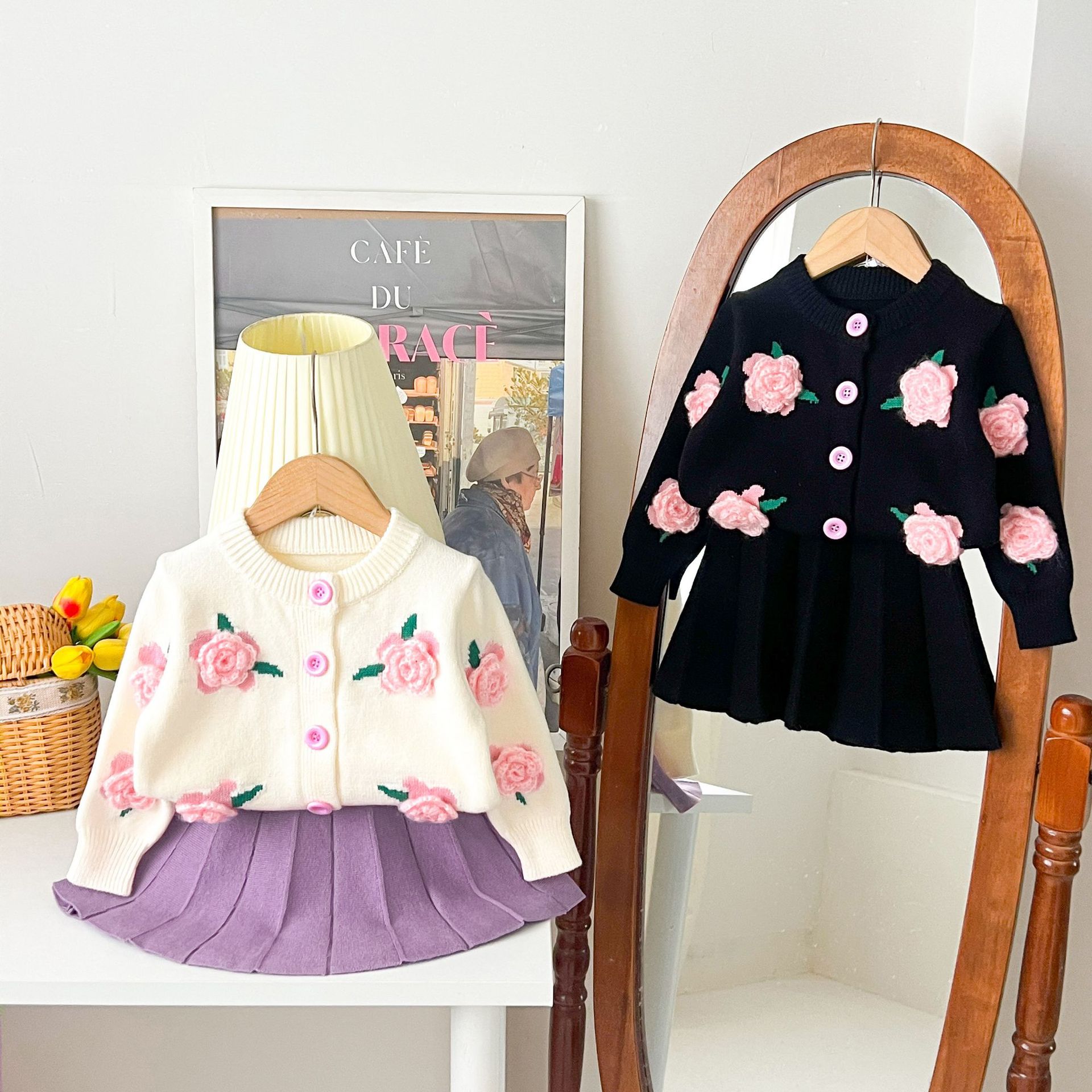 Winter Clothing Activity - Girls Casual Turtleneck Sweater & Pants