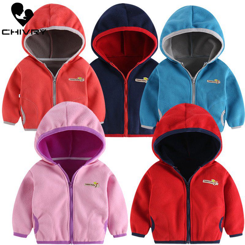 Winter Clothing Activity - Baby Boys Girls Wool Hooded Zipper