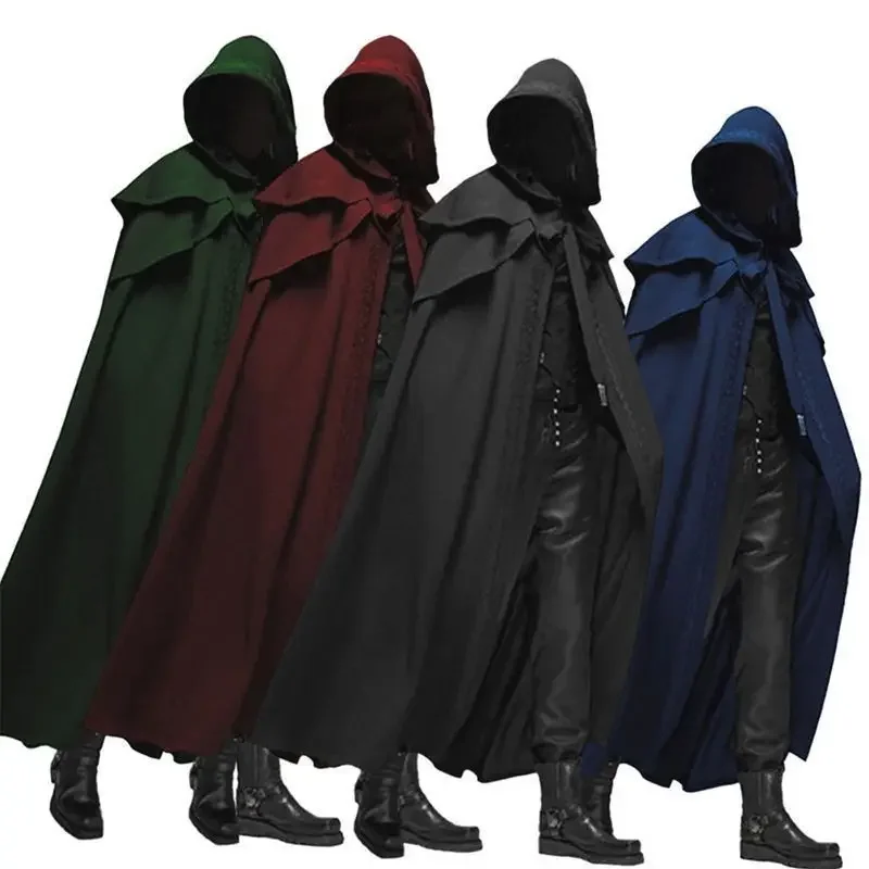 Winter Clothing Matching - Men Monk Cosplay Outfit Medieval Vintage