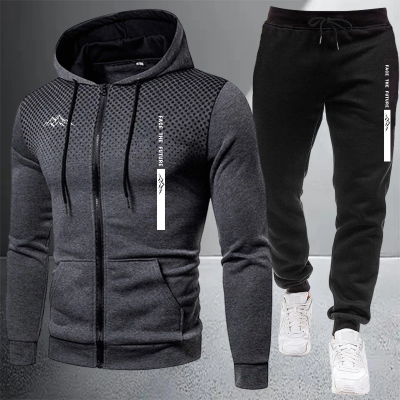 Hot Sales Men's Jacket Tracksu - Winter Clothing Matching 评论和价格
