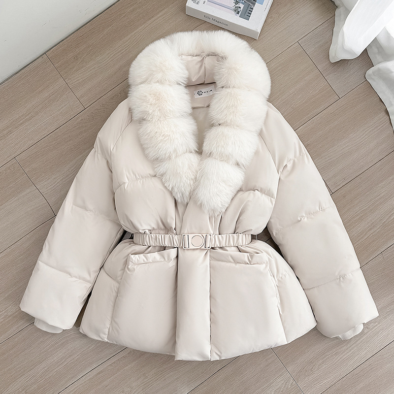Luxury High Quality Fur Collar - Quality Winter Clothing Jacket 评论和价格