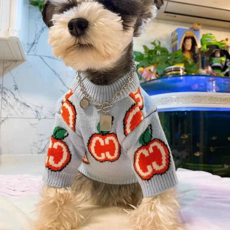 Letter Sweater Pet Dog Clothes - Winter Clothing For Dogs 评论和价格