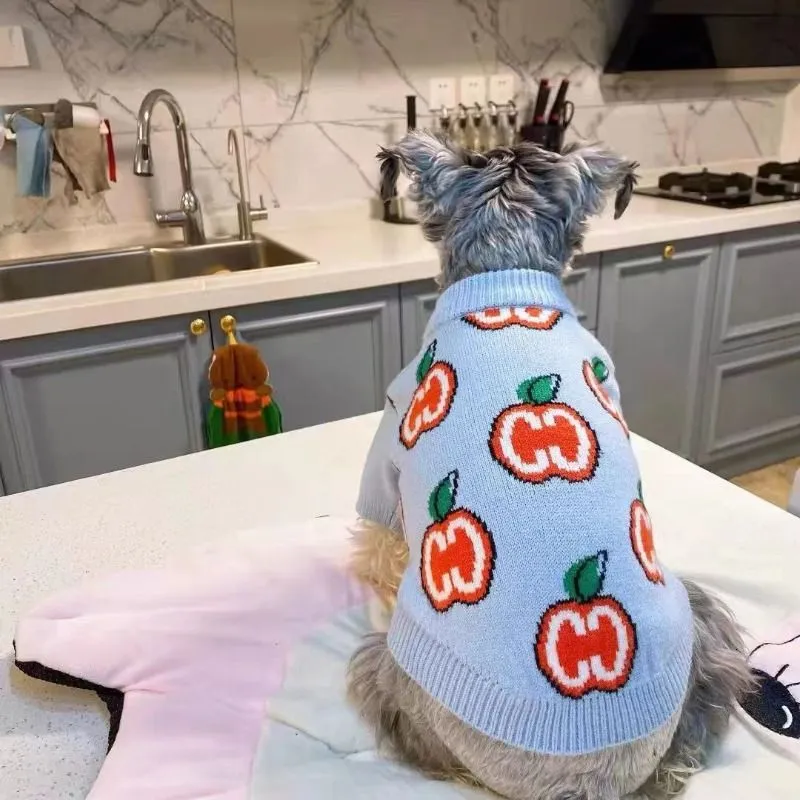 Letter Sweater Pet Dog Clothes - Winter Clothing For Dogs 评论和价格