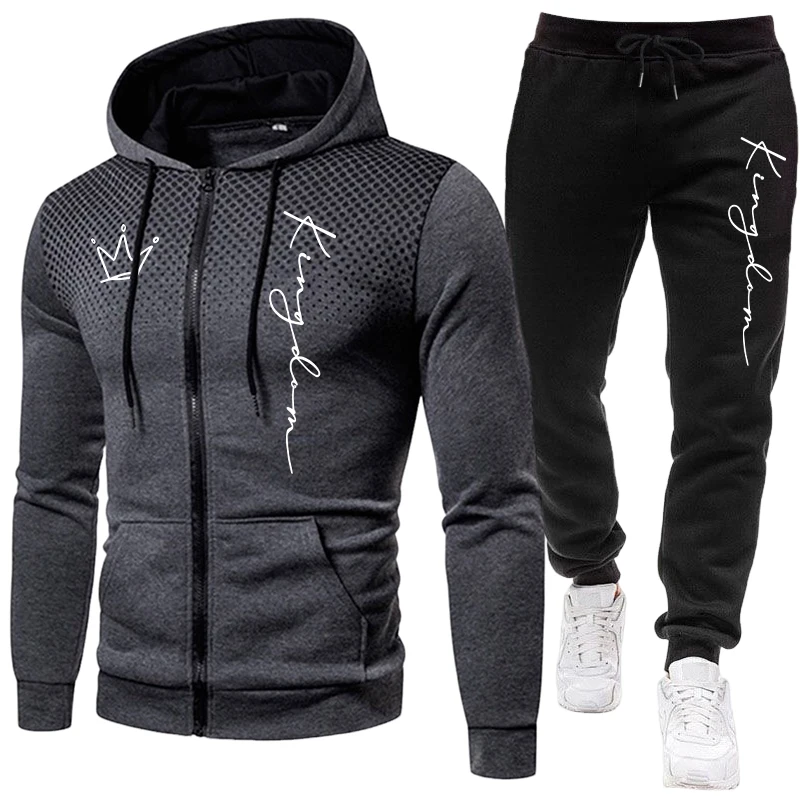 King Men's Jacket Tracksuit Ca - Winter Clothing Matching 评论和价格