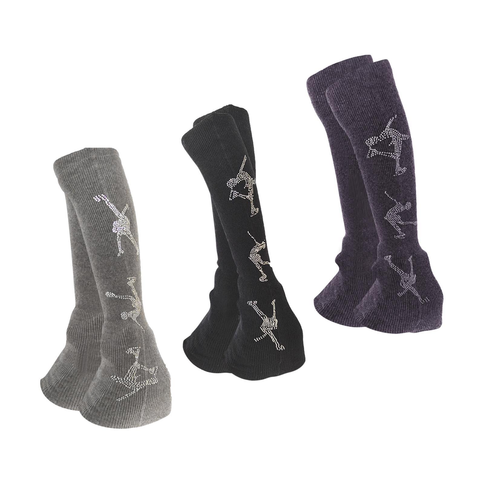 2 Pieces Figure Skating Leg Wa - Winter Clothing Leg Warmers 评论和价格
