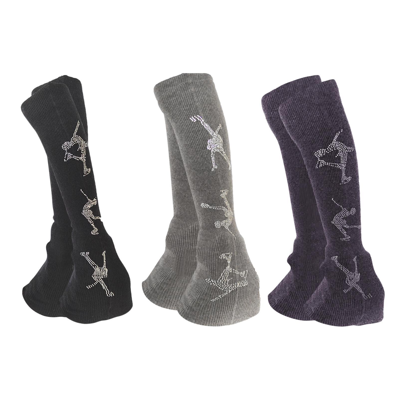 2 Pieces Figure Skating Leg Wa - Winter Clothing Leg Warmers 评论和价格
