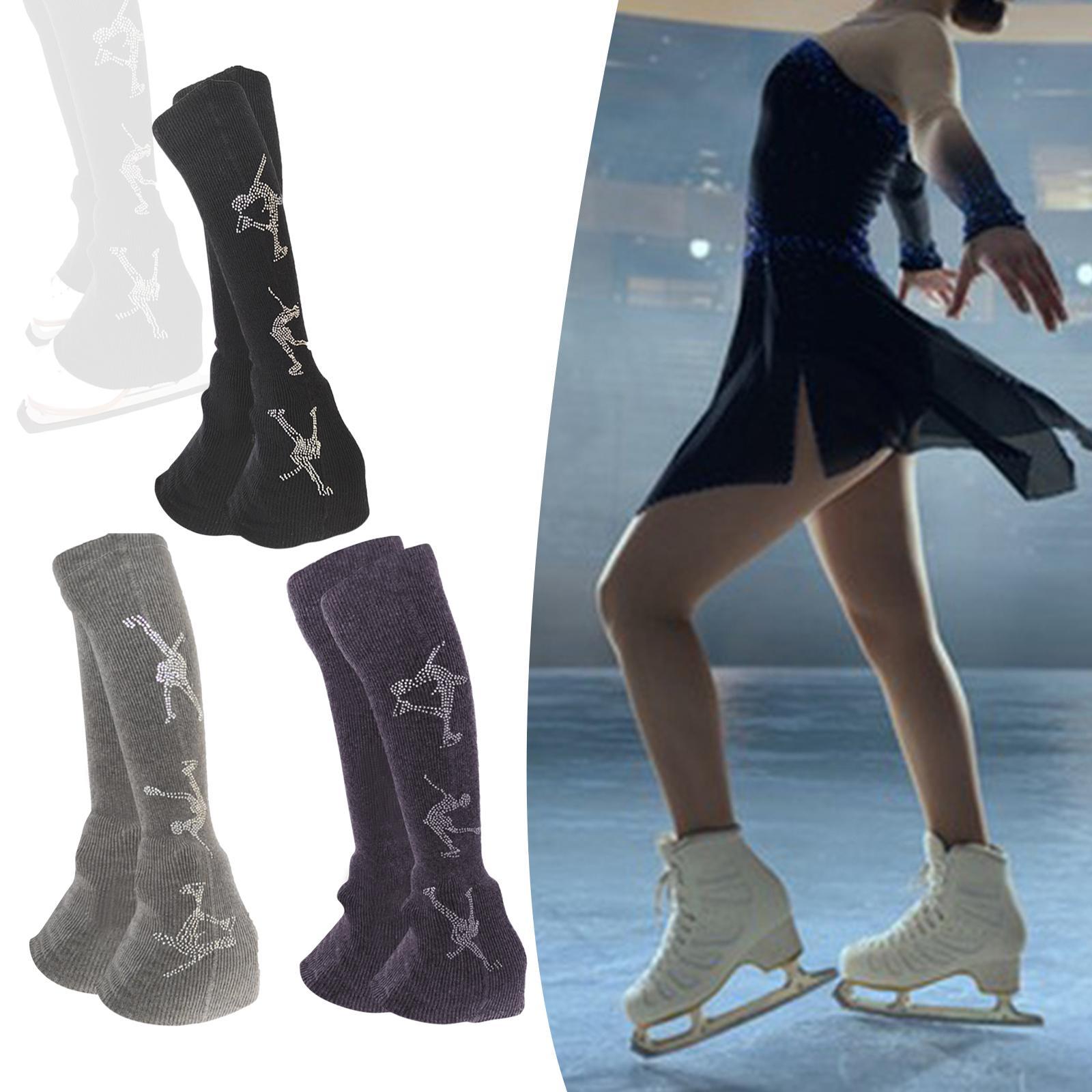 2 Pieces Figure Skating Leg Wa - Winter Clothing Leg Warmers 评论和价格