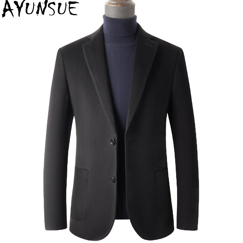 AYUNSUE 80% Wool Coats Men Clo - Quality Winter Clothing Jacket 评论和价格
