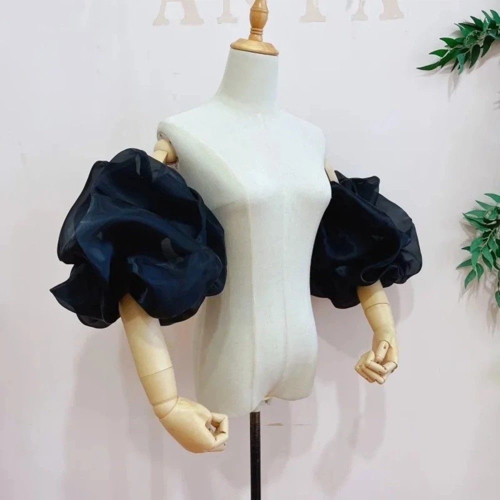 Stylish Puffy Bridal Sleeves O - Winter Clothing Ladies 评论和价格