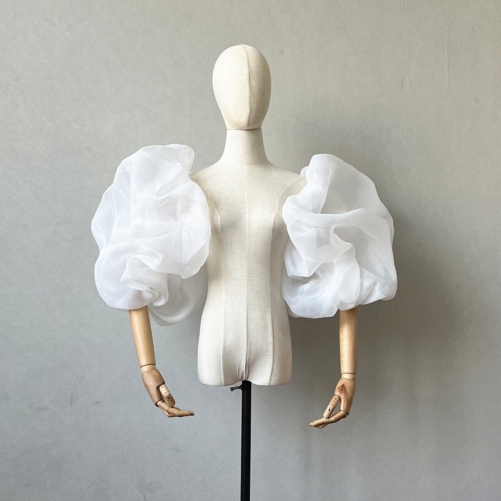Stylish Puffy Bridal Sleeves O - Winter Clothing Ladies 评论和价格