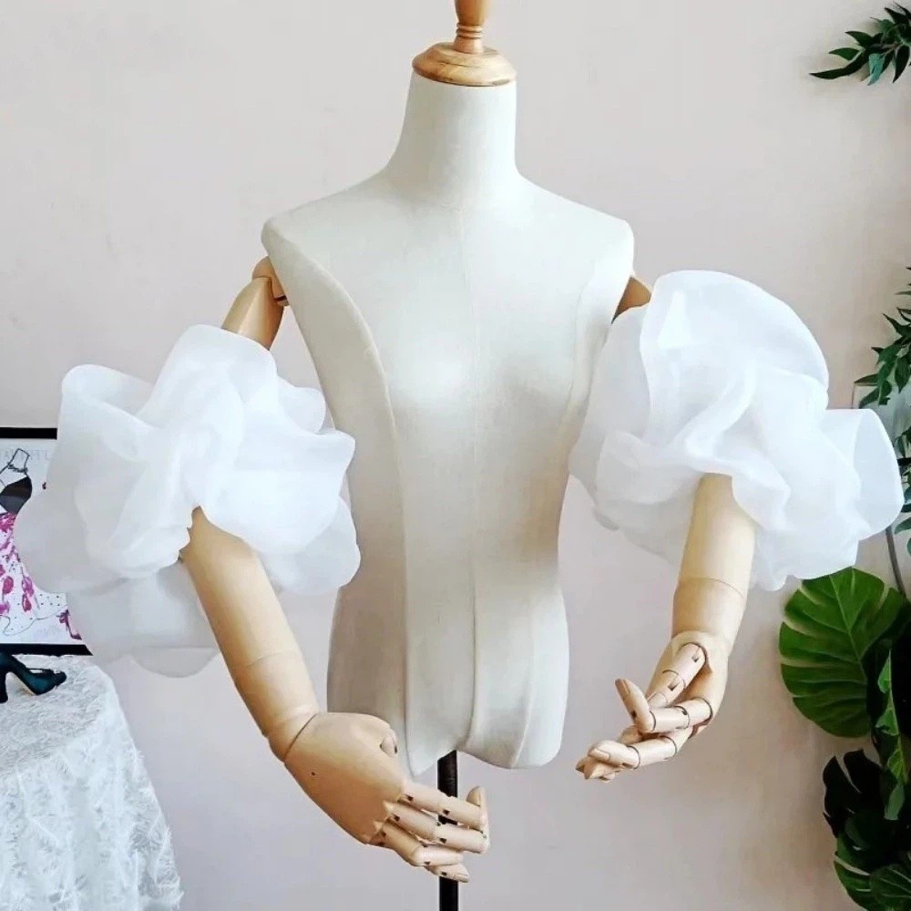 Stylish Puffy Bridal Sleeves O - Winter Clothing Ladies 评论和价格