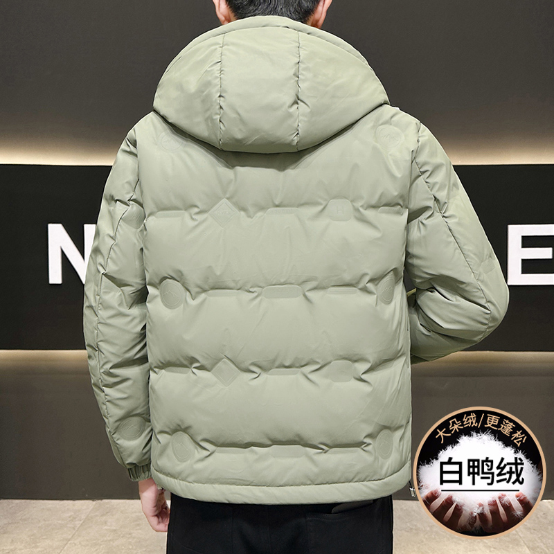 High Quality Men's Hooded Duck - Quality Winter Clothing Jacket 评论和价格
