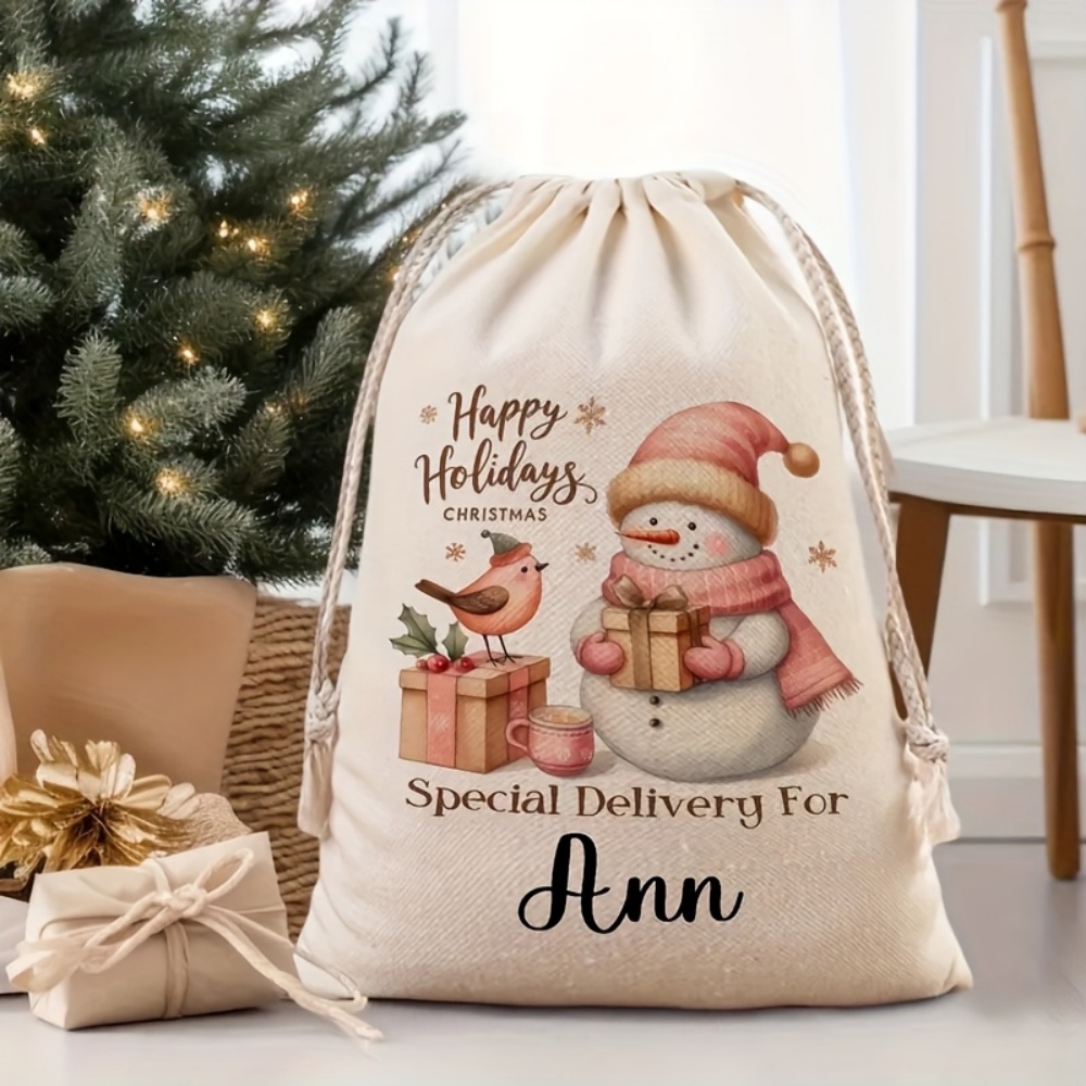 Personalised Christmas Snowman - Winter Clothing Name 评论和价格