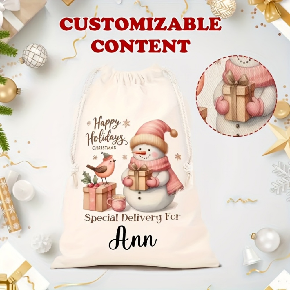 Personalised Christmas Snowman - Winter Clothing Name 评论和价格