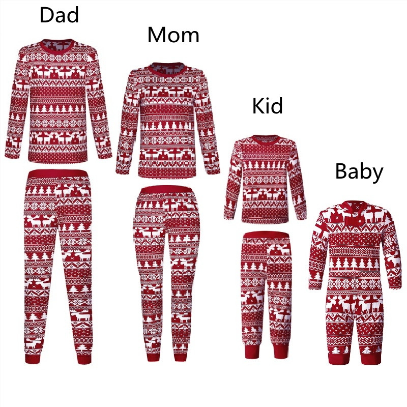 Clothing Set Mom Men Baby Girl - Winter Clothing Looks 评论和价格