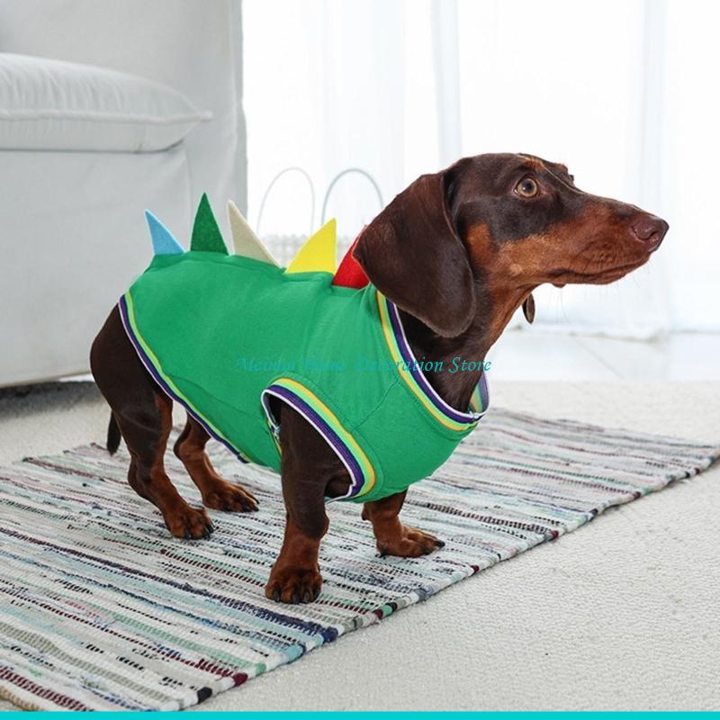 H7BF Dachshund Dinosaur Theme  - Winter Clothing For Dogs 评论和价格