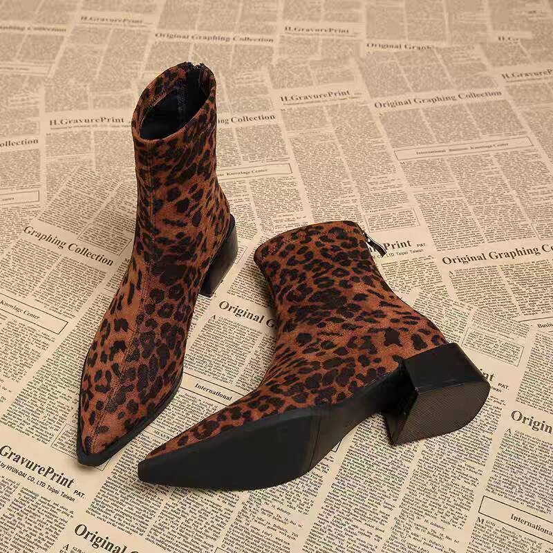New Low Heel Women Mordern Ank - Winter Clothing Ladies 评论和价格