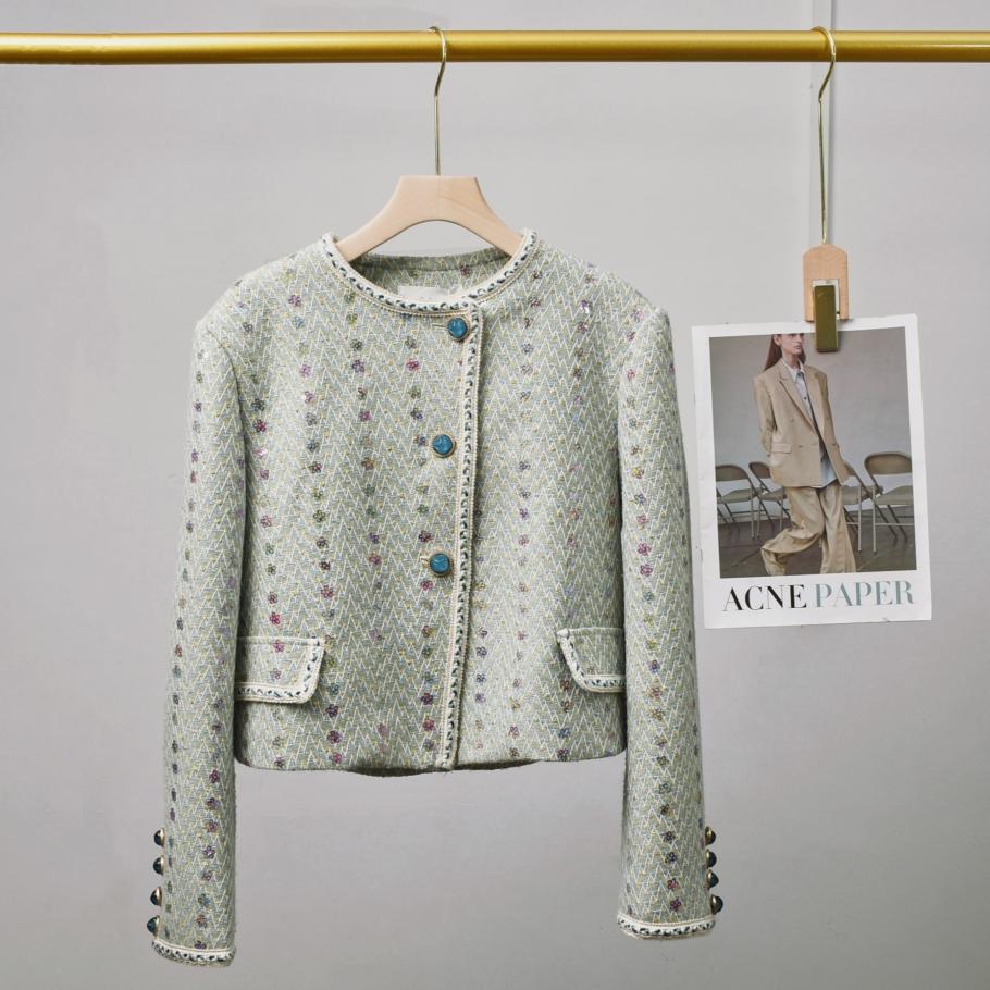 Women Elegant Tweed Luxury Sui - Winter Clothing Matching 评论和价格