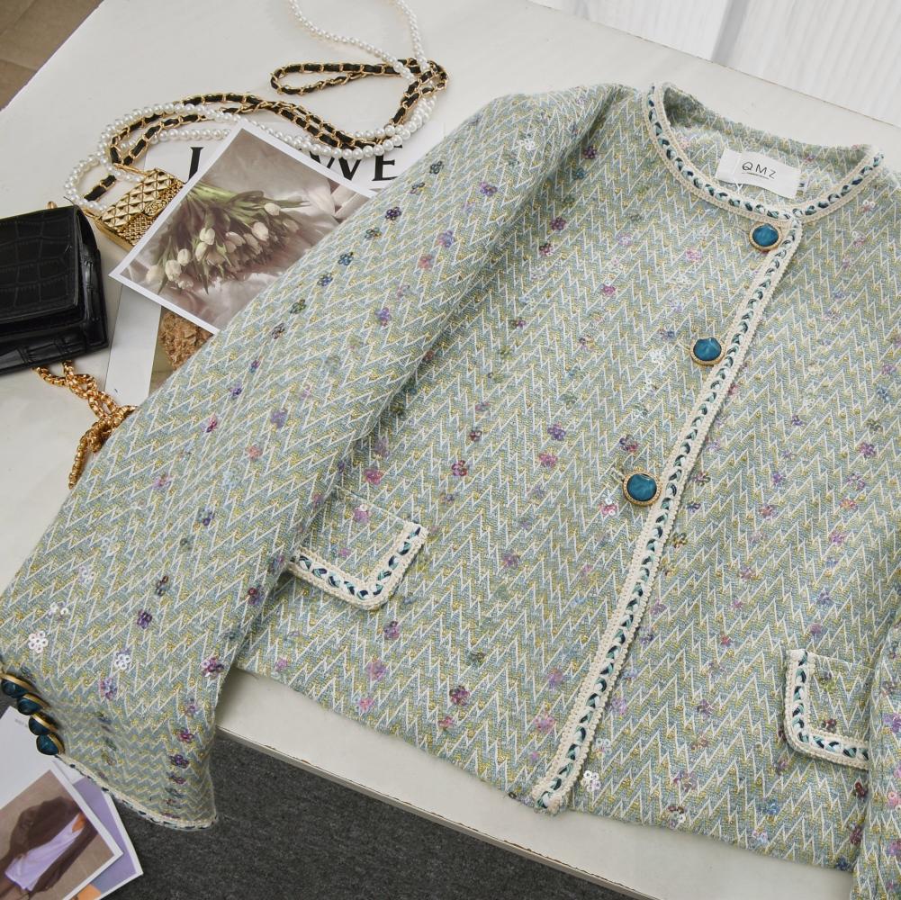 Women Elegant Tweed Luxury Sui - Winter Clothing Matching 评论和价格