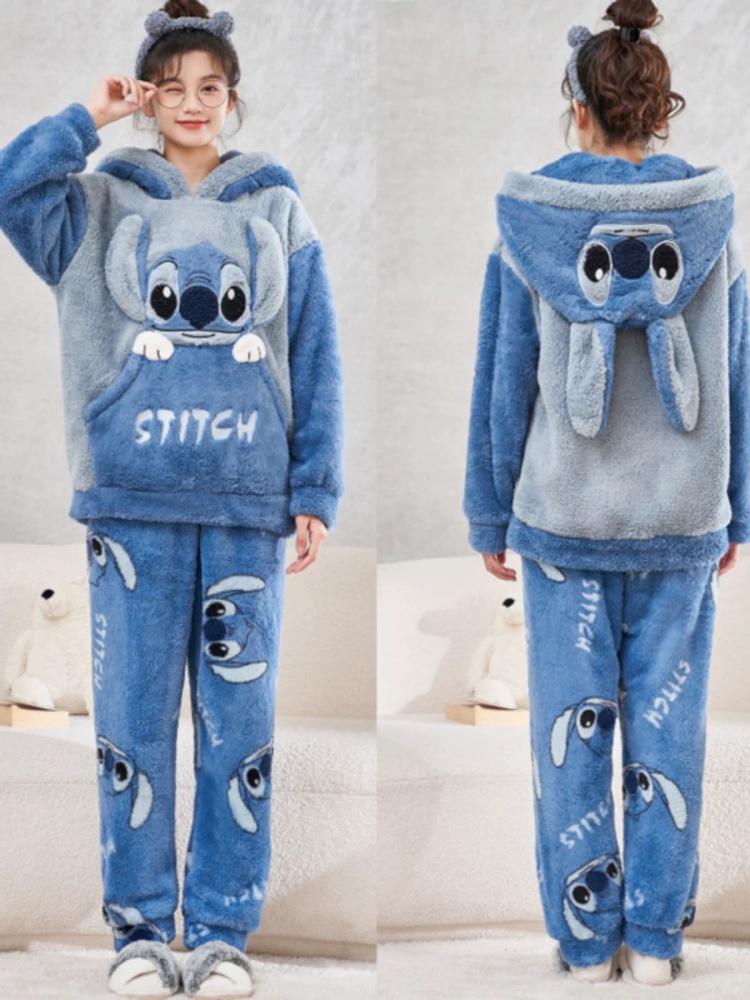 Anime Stitch Winter Pajamas Ca - Winter Clothing Japan 评论和价格