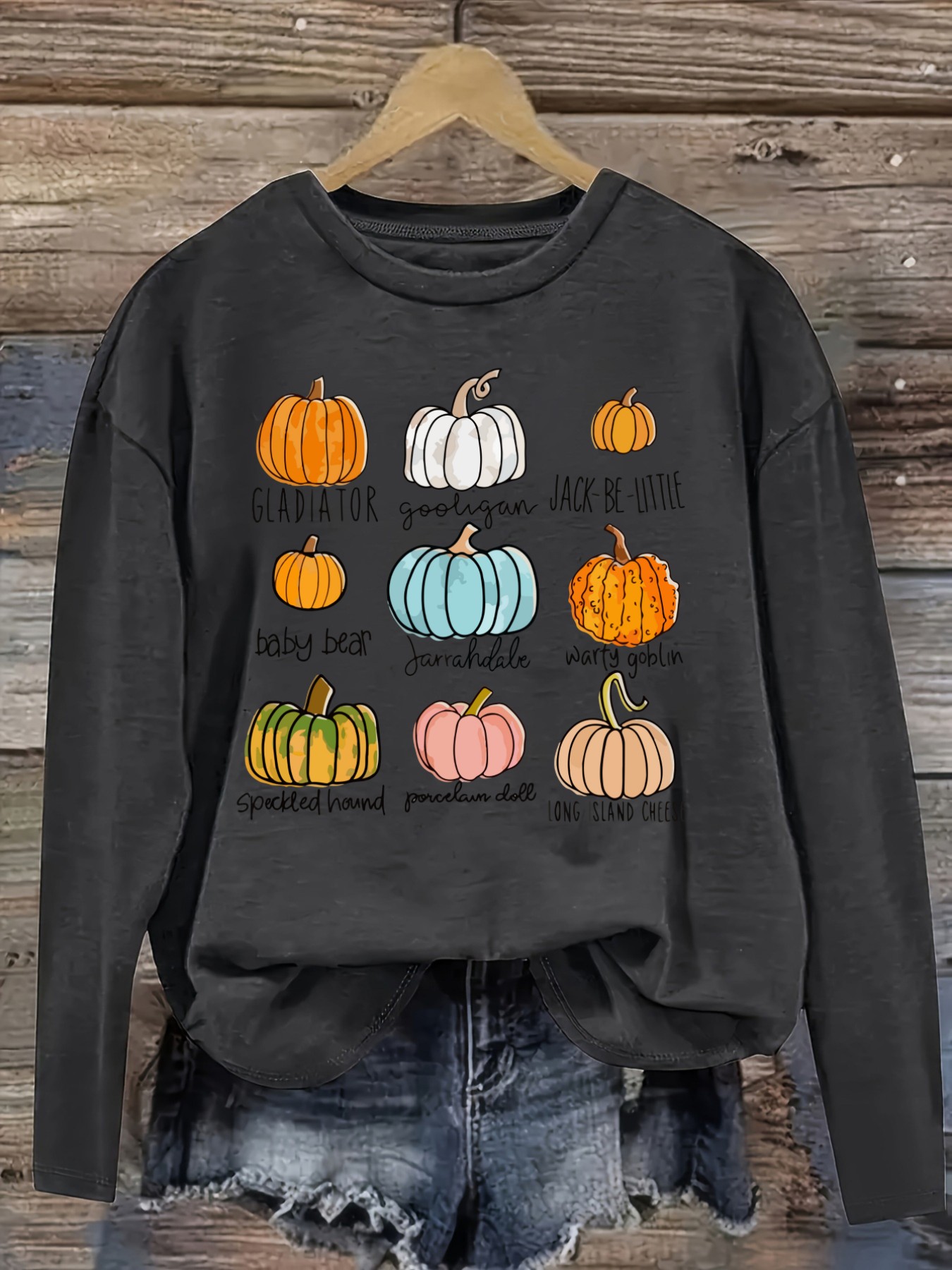 Women's Casual Long Sleeve Cre - Winter Clothing Name 评论和价格