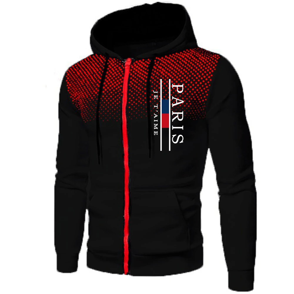 Men's Hooded Sweatshirts Print - Quality Winter Clothing Jacket 评论和价格