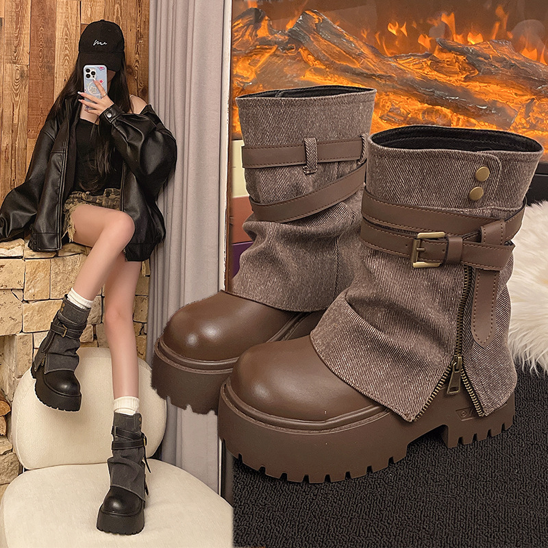 Ankle Boots for Women Cowboy F - Winter Clothing Ladies 评论和价格