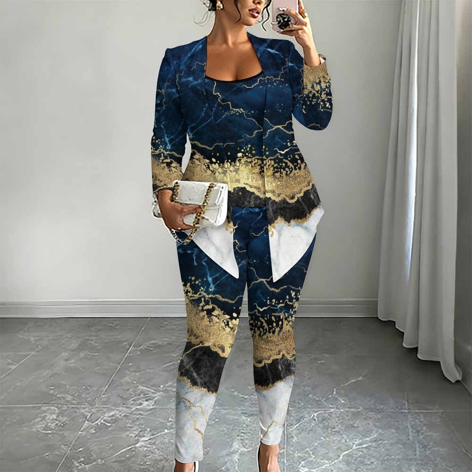 Winter Elegant Tight Pants Dai - Winter Clothing Matching 评论和价格