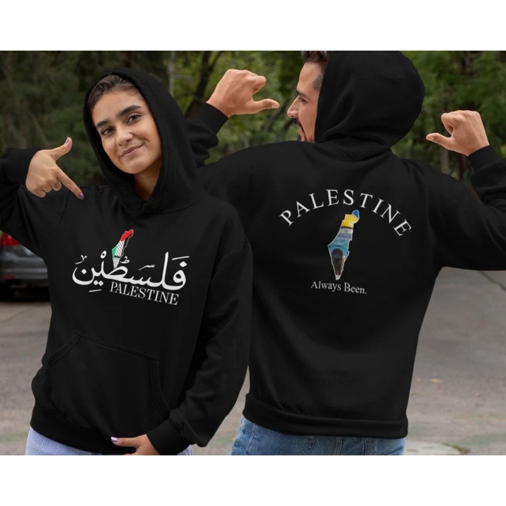 Palestine Hoodie Front/Back Pr - Winter Clothing Name 评论和价格