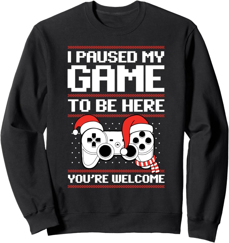 Funny Gamer Ugly Christmas Swe - Winter Clothing Video 评论和价格