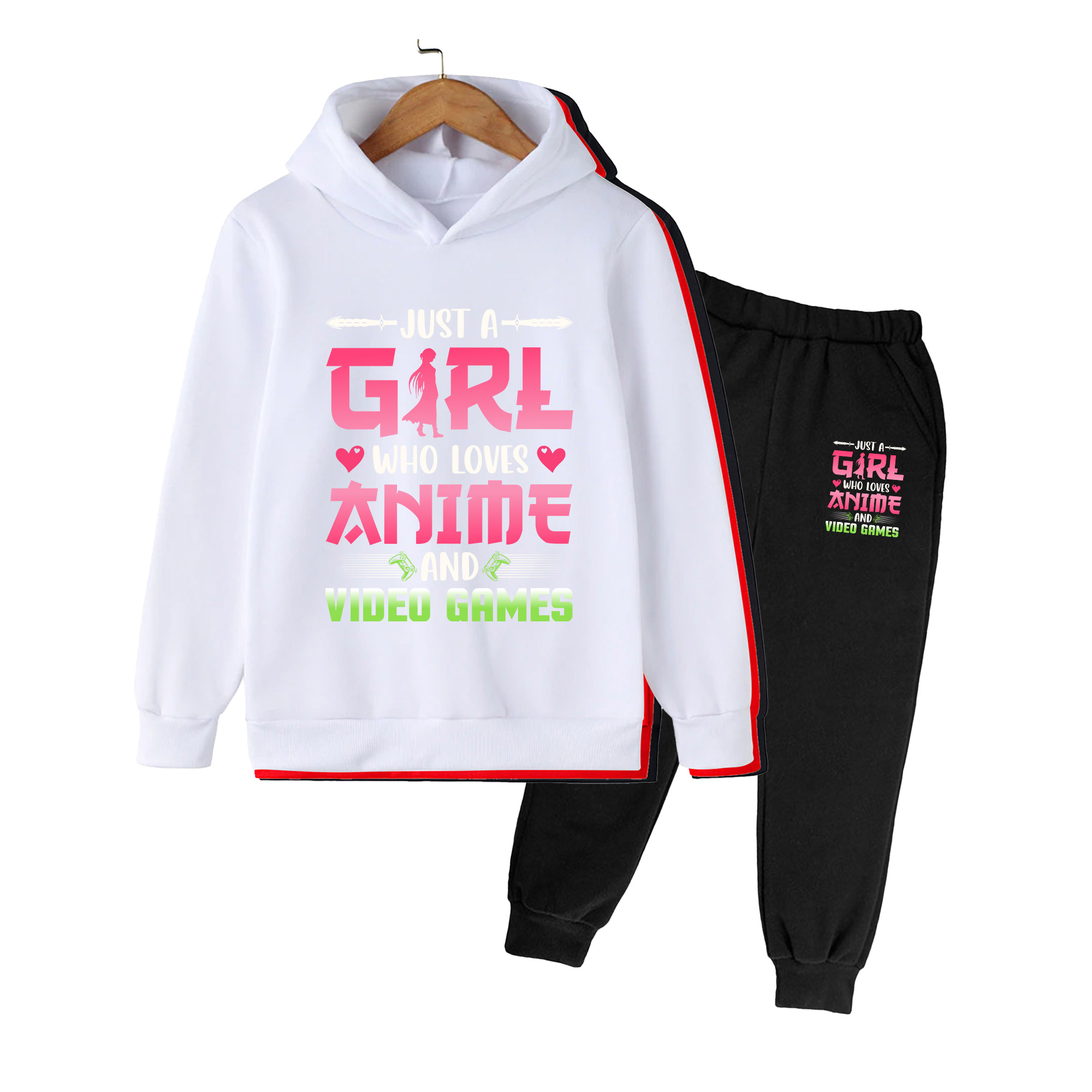 Kids Anime & Video Games Print - Winter Clothing Video 评论和价格