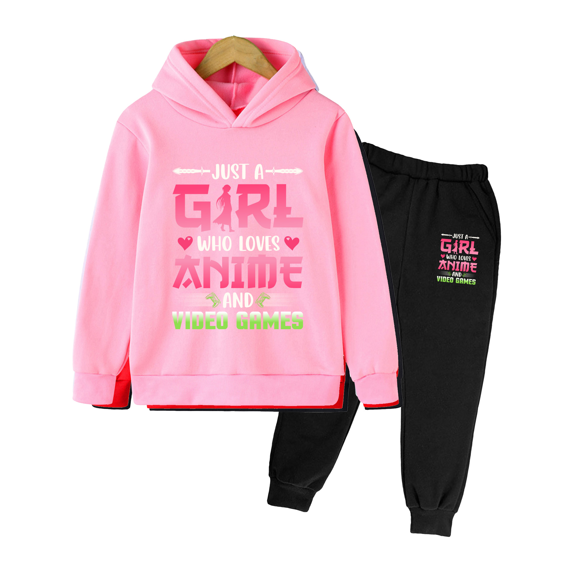 Kids Anime & Video Games Print - Winter Clothing Video 评论和价格