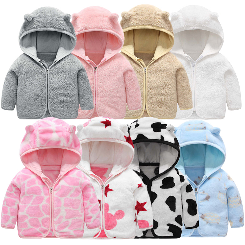 Children Flannel Jacket Autumn - Winter Clothing Activity 评论和价格