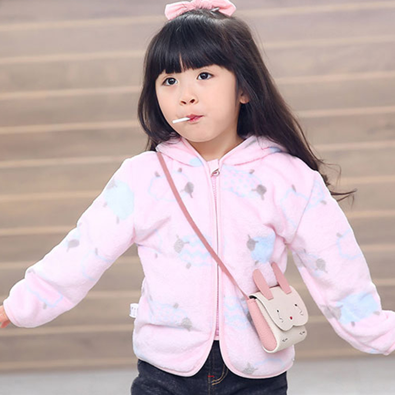 Children Flannel Jacket Autumn - Winter Clothing Activity 评论和价格