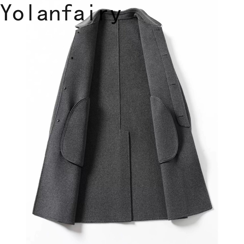 YOLANFAIRY 95% Wool Coats for  - Quality Winter Clothing Jacket 评论和价格