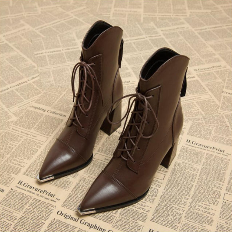 Women's Ankle Boots Fashion Po - Winter Clothing Ladies 评论和价格