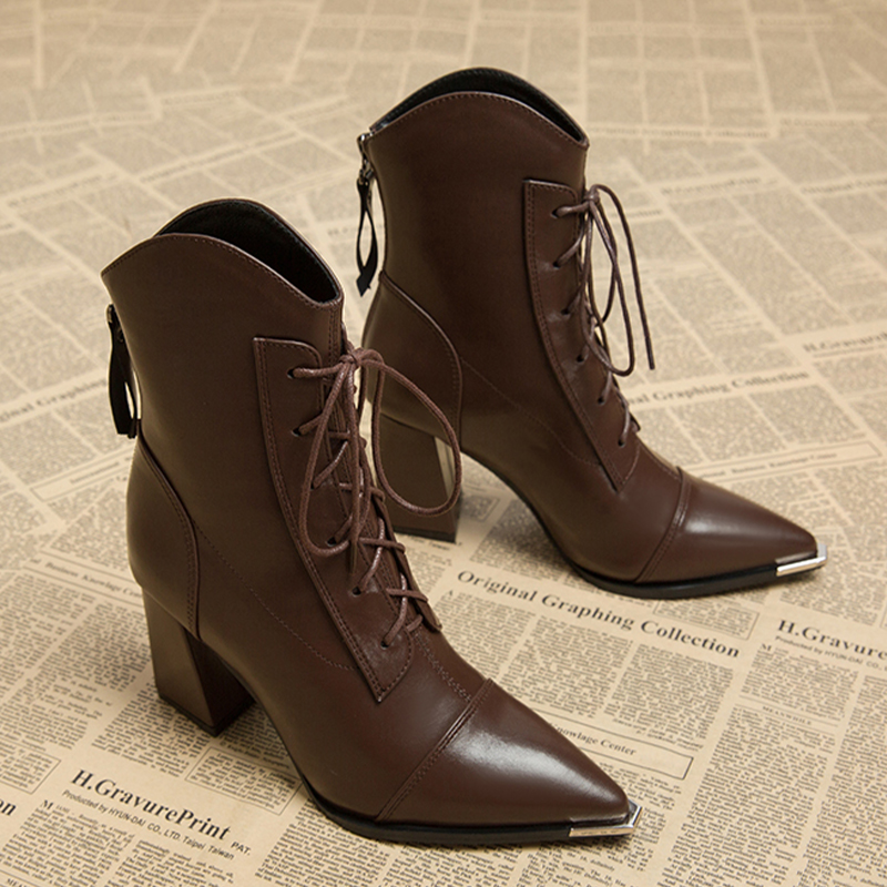 Women's Ankle Boots Fashion Po - Winter Clothing Ladies 评论和价格